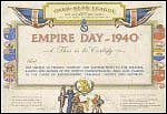 Empire Day Certificate - Click for an enlargement