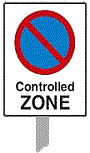 Parking Zone Sign