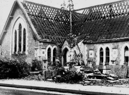 Wesleyan Methodist Chapel - being demolished