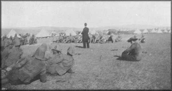 MORNING SERVICE ON THE VELDT.