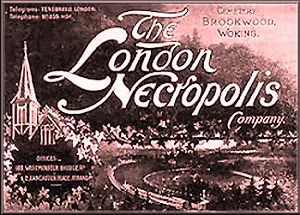 1899 cover of a London Necropolis brochure