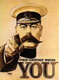 Lord Horatio Kitchener, "Your Country Needs You"