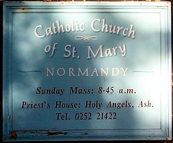 St. Mary's, Sign Board