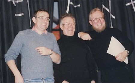 Trevor, Gordon Stuart & Phillip Bayne-Powell at rehearsal
